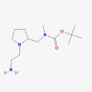 [1-(2-Amino-ethyl)-pyrrolidin-2-ylmethyl]-methyl-carbamic acid tert-butyl ester - 