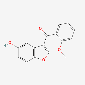 (5-Hydroxybenzofuran-3-yl)(2-methoxyphenyl)methanone - 