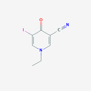 1-Ethyl-5-iodo-4-oxo-1,4-dihydropyridine-3-carbonitrile - 