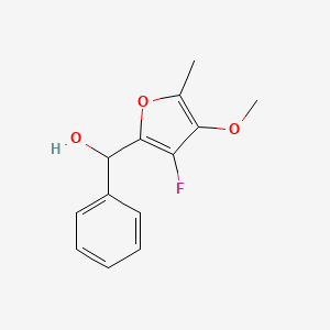 (3-Fluoro-4-methoxy-5-methylfuran-2-yl)(phenyl)methanol - 