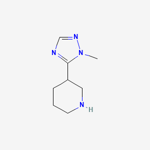 3-(1-Methyl-1H-1,2,4-triazol-5-yl)piperidine - 