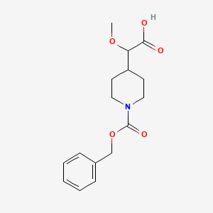 2-(1-((Benzyloxy)carbonyl)piperidin-4-yl)-2-methoxyacetic acid - 