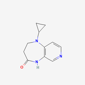 1-Cyclopropyl-2,3-dihydro-1H-pyrido[3,4-b][1,4]diazepin-4(5H)-one - 