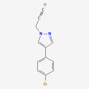 4-(4-Bromophenyl)-1-(prop-2-yn-1-yl)-1H-pyrazole - 