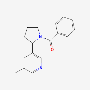 (2-(5-Methylpyridin-3-yl)pyrrolidin-1-yl)(phenyl)methanone - 