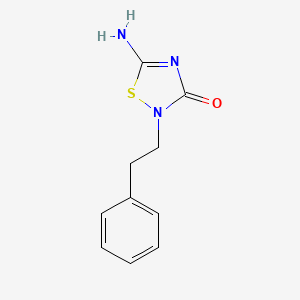 5-Amino-2-phenethyl-1,2,4-thiadiazol-3(2H)-one - 