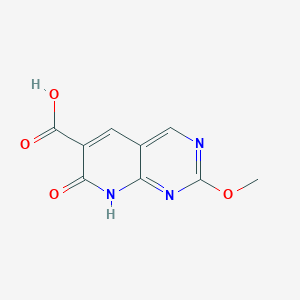 2-Methoxy-7-oxo-7,8-dihydropyrido[2,3-D]pyrimidine-6-carboxylic acid - 