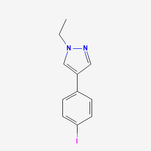 1-Ethyl-4-(4-iodophenyl)-1H-pyrazole - 
