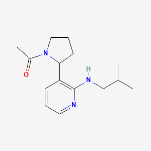 1-(2-(2-(Isobutylamino)pyridin-3-yl)pyrrolidin-1-yl)ethanone - 