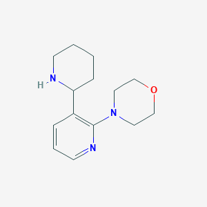 4-(3-(Piperidin-2-yl)pyridin-2-yl)morpholine - 