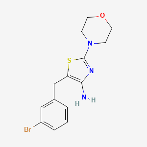 5-(3-Bromobenzyl)-2-morpholinothiazol-4-amine - 