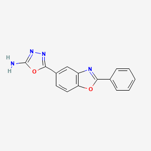 5-(2-Phenylbenzo[d]oxazol-5-yl)-1,3,4-oxadiazol-2-amine - 