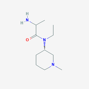 2-amino-N-ethyl-N-[(3S)-1-methylpiperidin-3-yl]propanamide - 