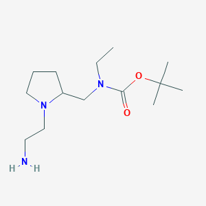 [1-(2-Amino-ethyl)-pyrrolidin-2-ylmethyl]-ethyl-carbamic acid tert-butyl ester - 