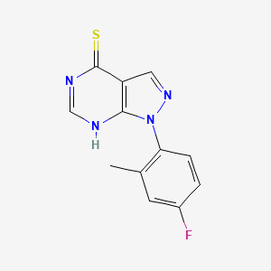 1-(4-Fluoro-2-methylphenyl)-1H-pyrazolo[3,4-d]pyrimidine-4-thiol - 