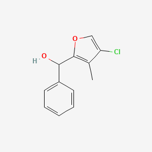 (4-Chloro-3-methylfuran-2-yl)(phenyl)methanol - 