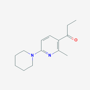 1-(2-Methyl-6-(piperidin-1-yl)pyridin-3-yl)propan-1-one - 