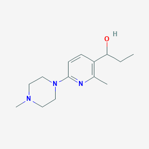 1-(2-Methyl-6-(4-methylpiperazin-1-yl)pyridin-3-yl)propan-1-ol - 