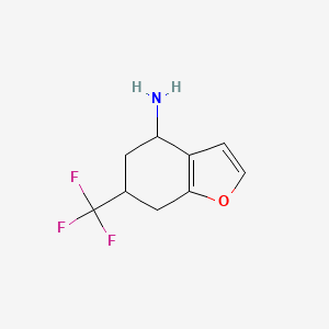 6-(Trifluoromethyl)-4,5,6,7-tetrahydrobenzofuran-4-amine - 1420791-33-8