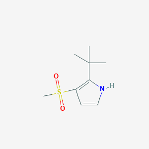 2-(tert-Butyl)-3-(methylsulfonyl)-1H-pyrrole - 
