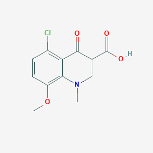 5-Chloro-8-methoxy-1-methyl-4-oxo-1,4-dihydroquinoline-3-carboxylic acid - 