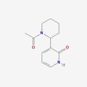 3-(1-Acetylpiperidin-2-yl)pyridin-2(1H)-one - 
