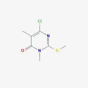 6-Chloro-3,5-dimethyl-2-(methylthio)pyrimidin-4(3H)-one - 