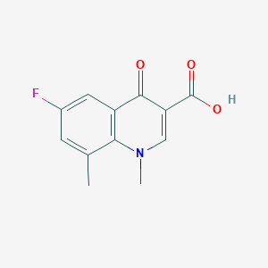 6-Fluoro-1,8-dimethyl-4-oxo-1,4-dihydroquinoline-3-carboxylic acid - 