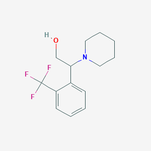2-(Piperidin-1-yl)-2-(2-(trifluoromethyl)phenyl)ethanol - 