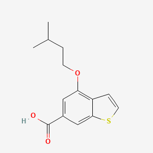 4-(Isopentyloxy)benzo[b]thiophene-6-carboxylic acid - 