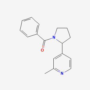 (2-(2-Methylpyridin-4-yl)pyrrolidin-1-yl)(phenyl)methanone - 