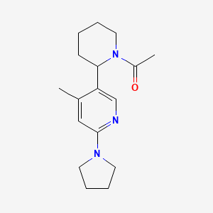 1-(2-(4-Methyl-6-(pyrrolidin-1-yl)pyridin-3-yl)piperidin-1-yl)ethanone - 