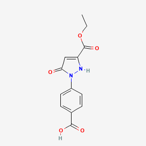 4-(3-(Ethoxycarbonyl)-5-hydroxy-1H-pyrazol-1-yl)benzoic acid - 
