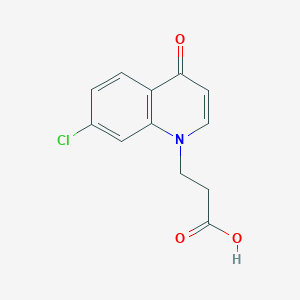 3-(7-Chloro-4-oxoquinolin-1(4H)-yl)propanoic acid - 