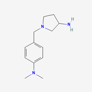 1-(4-(Dimethylamino)benzyl)pyrrolidin-3-amine - 