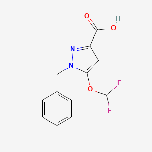 1-Benzyl-5-(difluoromethoxy)-1H-pyrazole-3-carboxylic acid - 
