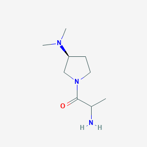 2-Amino-1-((S)-3-(dimethylamino)pyrrolidin-1-yl)propan-1-one - 
