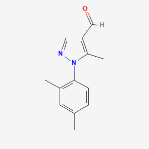 1-(2,4-Dimethylphenyl)-5-methyl-1H-pyrazole-4-carbaldehyde - 