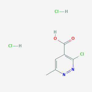 3-Chloro-6-methylpyridazine-4-carboxylic acid dihydrochloride - 