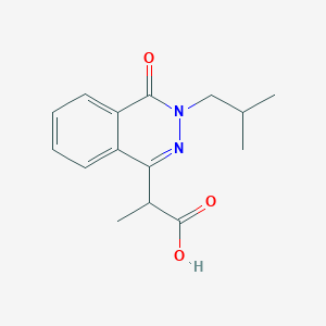 2-(3-Isobutyl-4-oxo-3,4-dihydrophthalazin-1-yl)propanoic acid - 