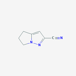 5,6-Dihydro-4H-pyrrolo[1,2-b]pyrazole-2-carbonitrile - 