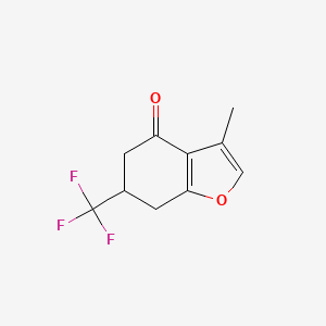 3-Methyl-6-(trifluoromethyl)-6,7-dihydrobenzofuran-4(5H)-one - 