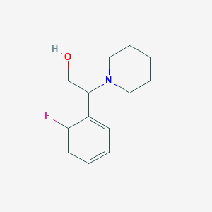 2-(2-Fluorophenyl)-2-(piperidin-1-yl)ethanol - 