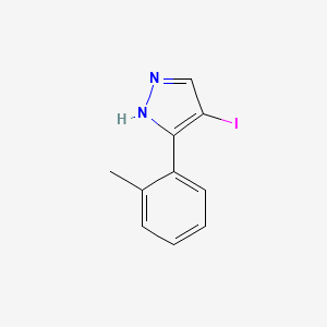 4-Iodo-3-(o-tolyl)-1H-pyrazole - 