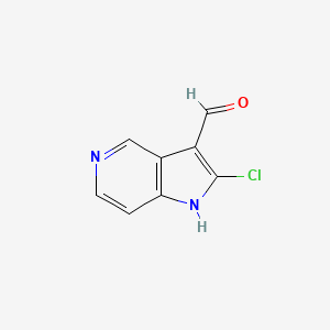 2-chloro-1H-pyrrolo[3,2-c]pyridine-3-carbaldehyde - 