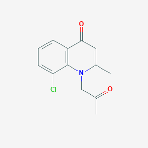 8-Chloro-2-methyl-1-(2-oxopropyl)quinolin-4(1H)-one - 