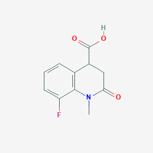 8-Fluoro-1-methyl-2-oxo-1,2,3,4-tetrahydroquinoline-4-carboxylic acid - 