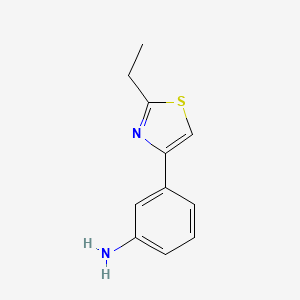 3-(2-Ethylthiazol-4-yl)aniline - 