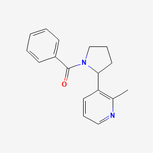 (2-(2-Methylpyridin-3-yl)pyrrolidin-1-yl)(phenyl)methanone - 