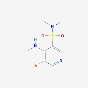 5-Bromo-N,N-dimethyl-4-(methylamino)pyridine-3-sulfonamide - 